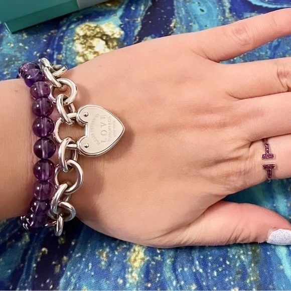 Tiffany Return To Love Lock XL link bracelet - Picture 8 of 8